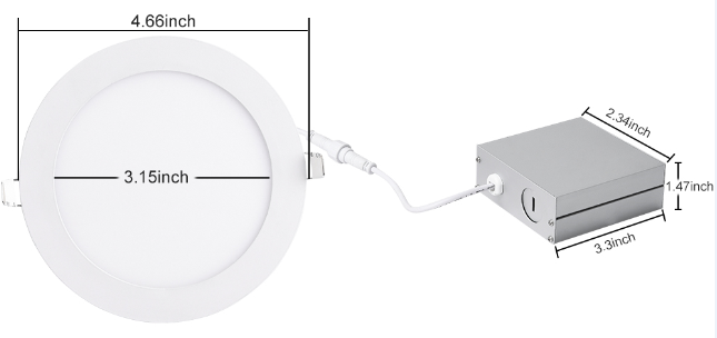 NEW led panel light for US amazon(图4)